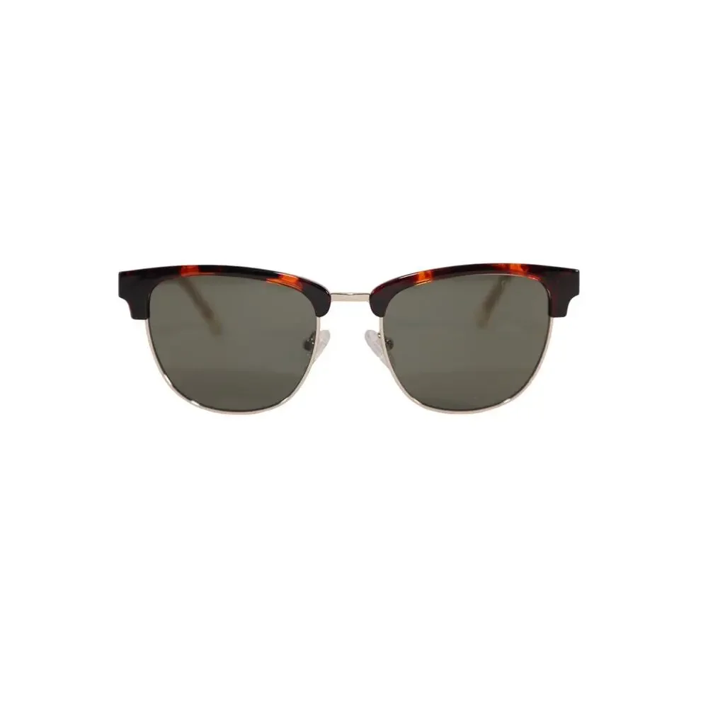 GUESS Men's Round Sunglasses - Dark Havana / Green - NWT